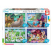 Puzzle Disney pohádky 4v1