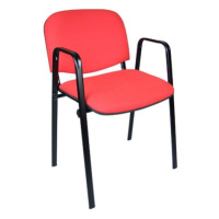Konferenční židle ISO s područkami C2 - červená