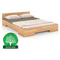 Dřevěná buková postel Skandica Spectrum Nízký 120x200 Přírodní