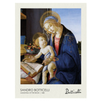 Obrazová reprodukce Madonna of the Book (1480), Sandro Botticelli, 30 × 40 cm