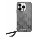 Kryt Karl Lagerfeld KLHCP15LHKDPNSK iPhone 15 Pro 6.1" black hardcase IML Mono KL Pattern & Cord