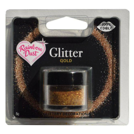 Jedlý glitter gold, 5g - Rainbow Dust