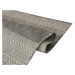 Venkovní vzorovaný koberec PANAMA 3152 šedá 120x170 cm, 160x230 cm Mybesthome Rozměr: 120x170 cm