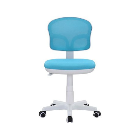 DALENOR Dětská židle Honey, textil, bílá podnož / modrá