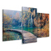 Vícedílné plátno Národní Park Plitvická Jezera I. Varianta: 120x180