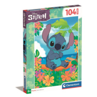 Clementoni - Puzzle 104 super Disney Stitch
