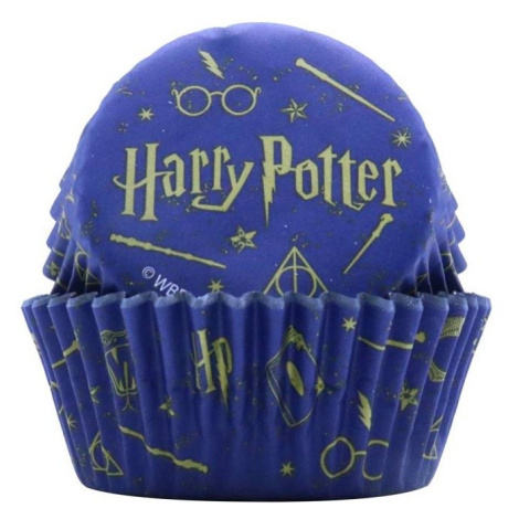 PME cukrářské košíčky s fólií - Harry Potter - modrý - 30ks