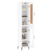 vidaXL Skříň highboard bílá 34,5 x 34 x 180 cm kompozitní dřevo