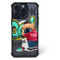 Pouzdro pro Apple Iphone 14 Plus Teddy Graffiti 001 Babaco Magsafe Průsvitné