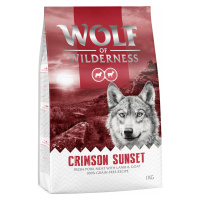 Wolf of Wilderness granule, 4 x 1 kg - 3 + 1 kg zdarma - Adult 