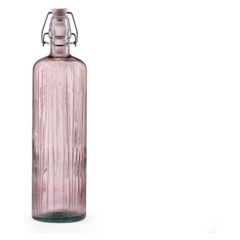 Růžová skleněná lahev 1.2 l Kusintha - Bitz