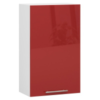 Ak furniture Závěsná kuchyňská skříňka Olivie W 50 cm bílo-červená