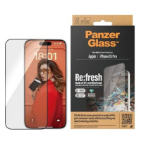 PanzerGlass Recycled Glass Apple iPhone 15 Pro s instalačním rámečkem