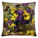 Dekorační polštář VINTAGE FLOWER IV. 40x40 cm  Mybesthome Varianta: Povlak na polštář s antialer