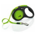 Vodítko FLEXI Neon S pásek 5m/15kg černá/zelená NEW