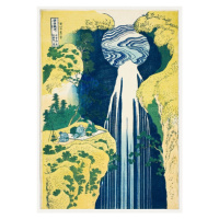 Obrazová reprodukce The Amida Falls, Hokusai, Katsushika, 26.7 × 40 cm