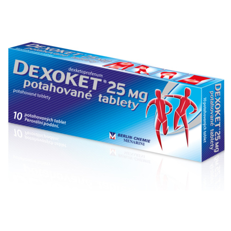 Dexoket 25 mg 10 tablet