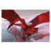 Trefl Dřevěné puzzle 501 dílků - Starověký červený drak