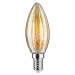 LED svíčka 2,6 W E14 zlatá zlaté světlo - PAULMANN