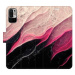 iSaprio flip pouzdro BlackPink Marble pro Xiaomi Redmi Note 10 5G