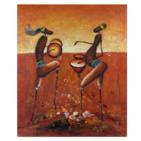 Obraz - Afričtí hudebníci, 90x60 cm