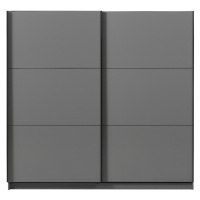 Šatní skříň s posuvnými dveřmi catalina 220 - šedá