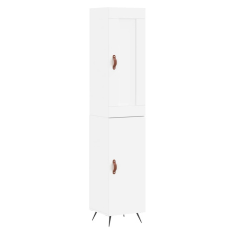 vidaXL Skříň highboard bílá 34,5 x 34 x 180 cm kompozitní dřevo