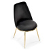 HALMAR Designová židle GLAMOUR K460 černá
