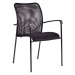 Jednací kovová židle Office Pro TRITON BLACK – s područkami, více barev Antracit DK 15