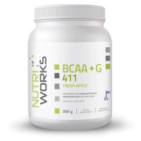 NutriWorks BCAA + Glutamin 4:1:1 500g - jablko