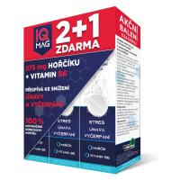 IQ Mag Hořčík 375 mg + vitamin B6 2+1 40+20 šumivých tablet