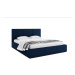 BMS Manželská postel HAILEY | s matrací 160 x 200 cm Barva: Modrá