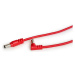 Rockboard Flat Polarity Reverser Cable - Angled/Straight - Red