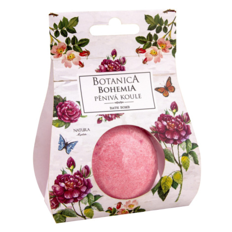 Botanica Bohemia pěnivá a šumivá bomba do koupele šípek a růže 110 g Bohemia Gifts & Cosmetics