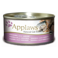 Applaws Cat makrela a sardinky 24 × 70 g