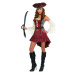 Amscan Dámský kostým - Přitažlivá pirátka Velikost - dospělý: XL