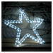 DecoLED LED světelná hvězda na VO,pr.40cm, ledově bílá