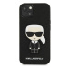 Karl Lagerfeld KLHCP13SOKPK hard silikonové pouzdro iPhone 13 Mini 5.4" black Saffiano Ikonik Ka