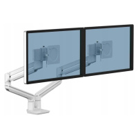 Stolní rameno pro 2 LCD monitory Tallo bílé