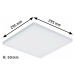 PAULMANN Velora LED Panel 295x295mm 16,8 W bílá mat 798.17