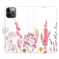 iSaprio flip pouzdro Pink Flowers 03 pro iPhone 12/12 Pro