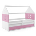 Dětská postel DOMI I s úložným prostorem 80x160 cm - bílá Bílá