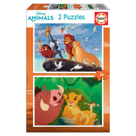 Puzzle The Lion King Disney Educa 2 x 48 dílků od 4 let