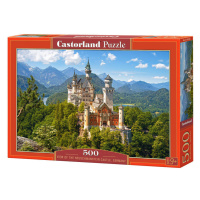 mamido Puzzle 500 dílků Pohled na zámek Neuschwanstein