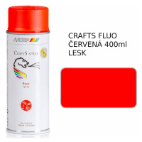 Sprej Crafts fluorescenční červená 400ml