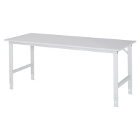 RAU Pracovní stůl s ESD deskou, výška 800 - 850 mm, nohy podstavce š x h 60 x 30 mm, š x h 2000 