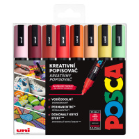 Posca sada popisovačů PC-5M, SUMMER, 1,8 - 2,5 mm, mix teplých tónů (8 ks)