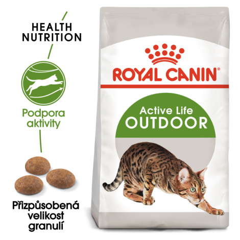 Royal Canin OUTDOOR - granule pro kočky s častým pohybem venku - 10kg