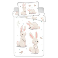 Bavlněné dětské povlečení do postýlky 100x135 cm Bunnies – Jerry Fabrics