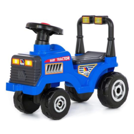 Traktor Mitya pojízdné, modré odrážedlo